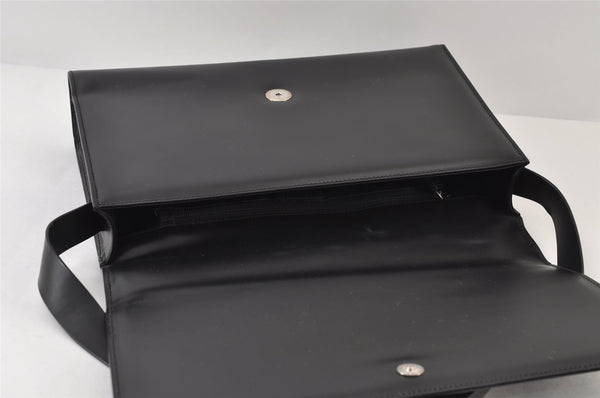 Authentic GUCCI Vintage Shoulder Hand Bag Purse Leather 0013064 Black 9858I