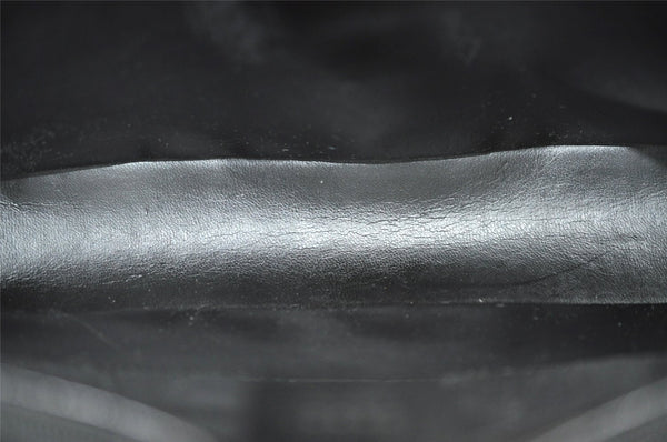 Authentic GUCCI Vintage Shoulder Hand Bag Purse Leather 0013064 Black 9858I