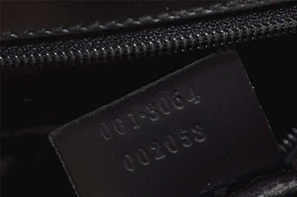 Authentic GUCCI Vintage Shoulder Hand Bag Purse Leather 0013064 Black 9858I