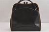 Authentic PRADA Vitello Frame Leather Nappa Tote Hand Bag B11163 Brown 9860J