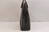 Authentic PRADA Vitello Frame Leather Nappa Tote Hand Bag B11163 Brown 9860J