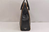 Authentic PRADA Vitello Frame Leather Nappa Tote Hand Bag B11163 Brown 9860J