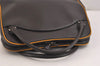 Authentic PRADA Vitello Frame Leather Nappa Tote Hand Bag B11163 Brown 9860J