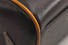 Authentic PRADA Vitello Frame Leather Nappa Tote Hand Bag B11163 Brown 9860J