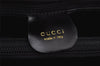 Authentic GUCCI Vintage Shoulder Bag Leather Black 9861I