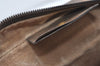 Authentic GUCCI Web Sherry Line Shoulder Bag GG PVC Leather Brown Junk 9862I