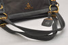 Authentic PRADA TESSUTO NAPPA Nylon Leather 2Way Tote Bag BR4290 Gray 9862J