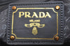 Authentic PRADA TESSUTO NAPPA Nylon Leather 2Way Tote Bag BR4290 Gray 9862J