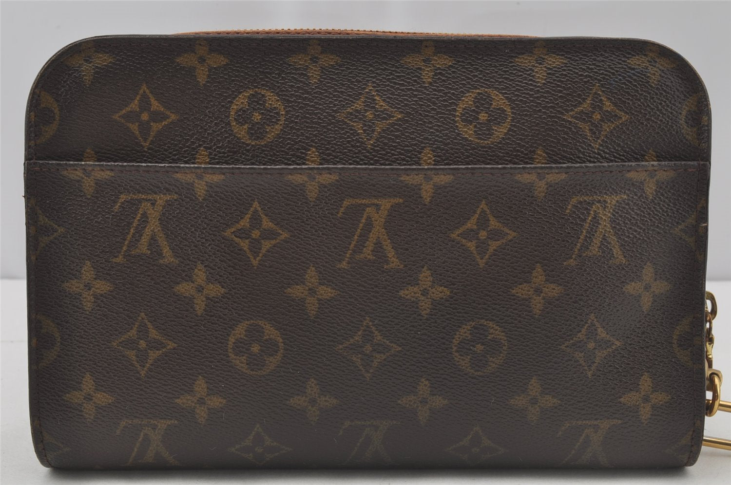 Authentic Louis Vuitton Monogram Orsay Clutch Hand Bag Purse M51790 LV 9863I