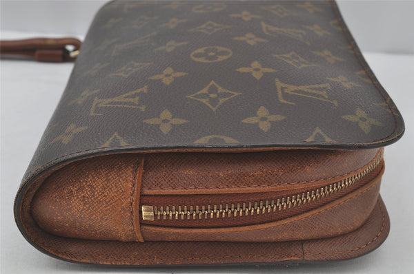 Authentic Louis Vuitton Monogram Orsay Clutch Hand Bag Purse M51790 LV 9863I
