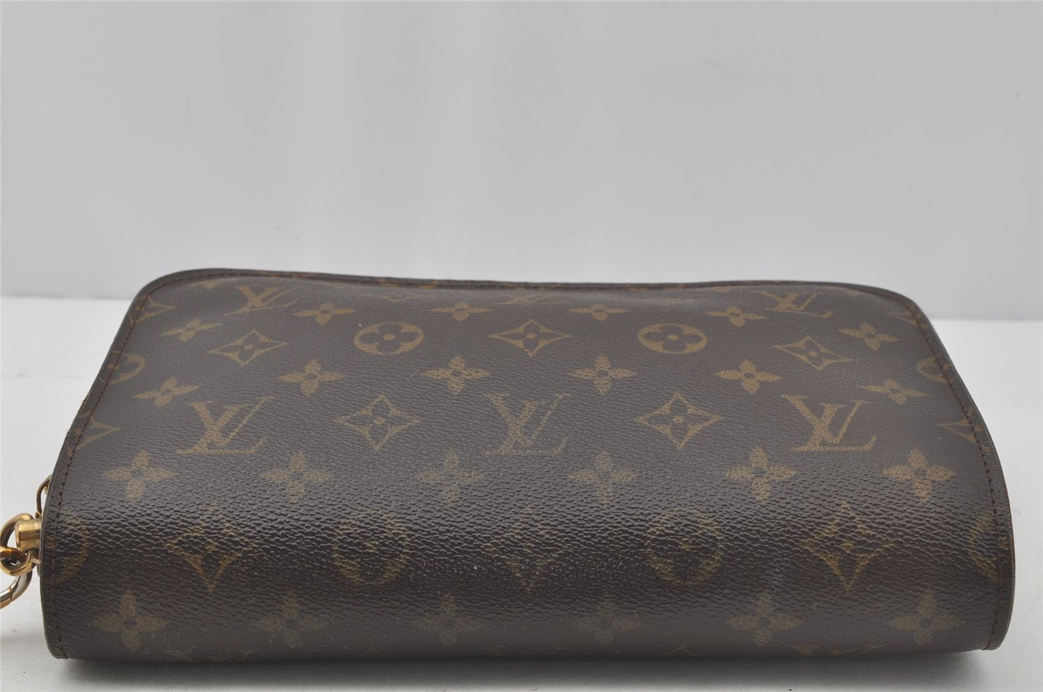 Authentic Louis Vuitton Monogram Orsay Clutch Hand Bag Purse M51790 LV 9863I