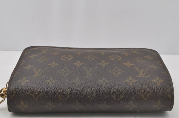 Authentic Louis Vuitton Monogram Orsay Clutch Hand Bag Purse M51790 LV 9863I