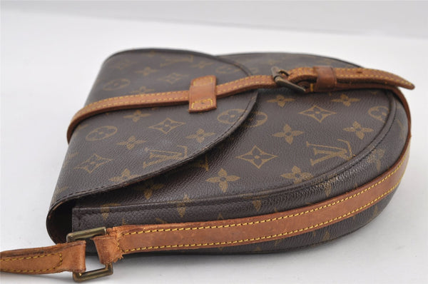 Authentic Louis Vuitton Monogram Chantilly MM Shoulder Bag M51233 Junk 9865I