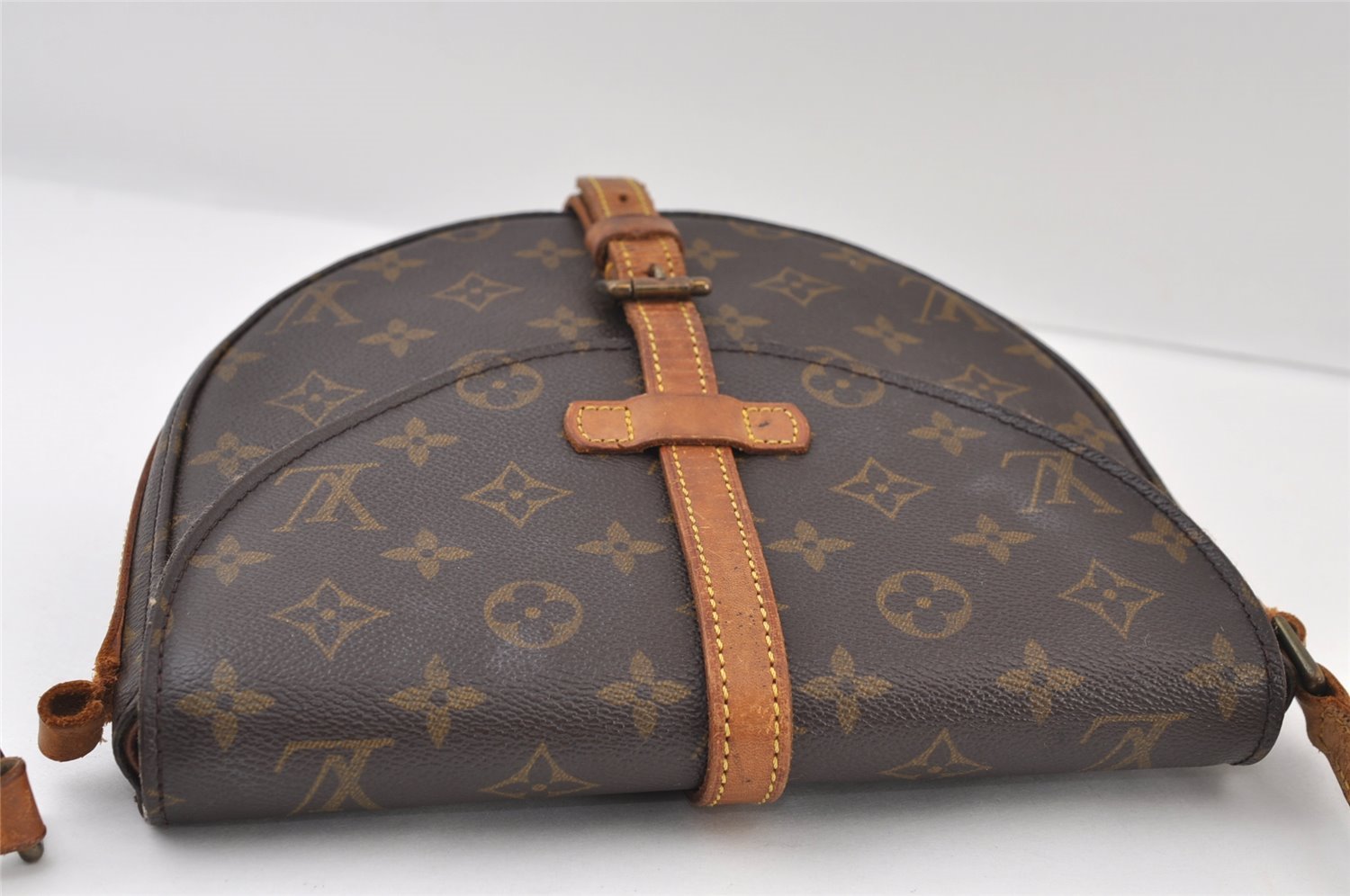 Authentic Louis Vuitton Monogram Chantilly MM Shoulder Bag M51233 Junk 9865I