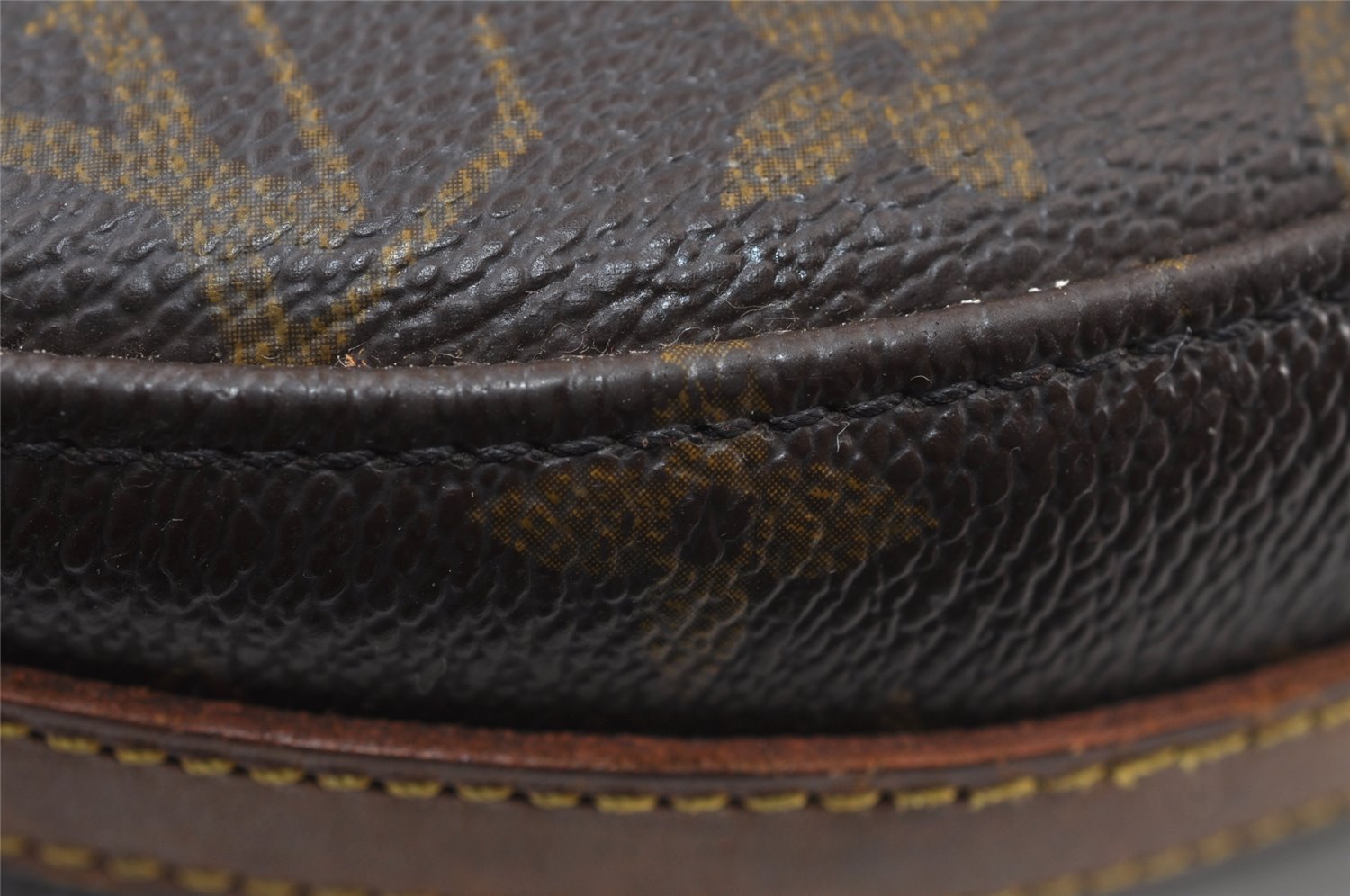 Authentic Louis Vuitton Monogram Chantilly MM Shoulder Bag M51233 Junk 9865I