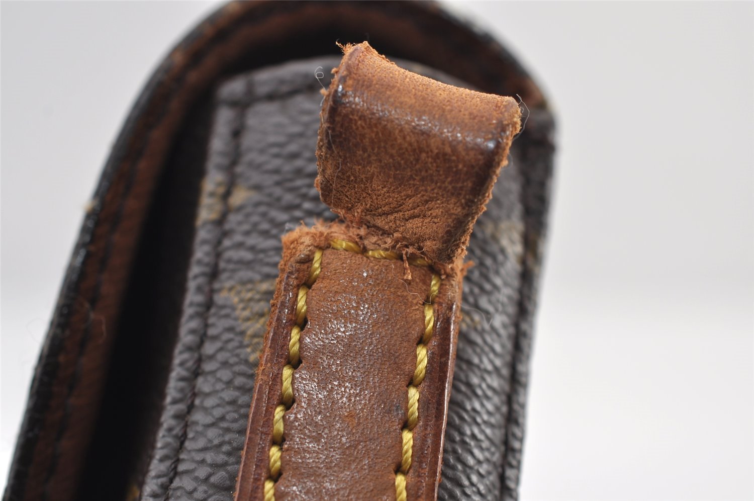 Authentic Louis Vuitton Monogram Chantilly MM Shoulder Bag M51233 Junk 9865I