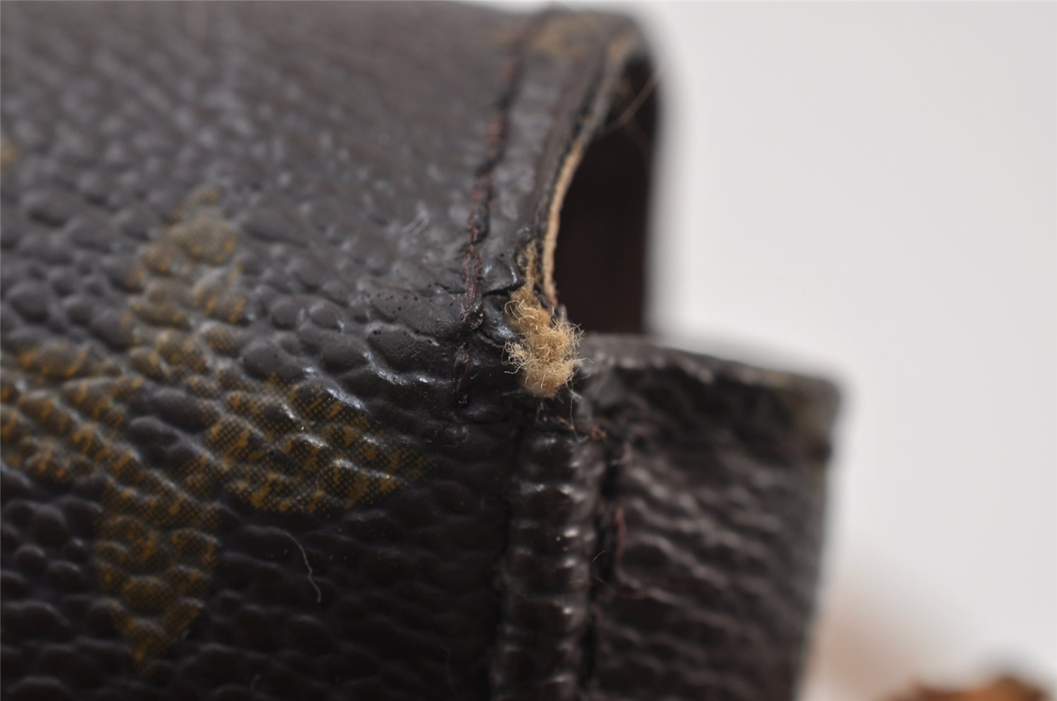 Authentic Louis Vuitton Monogram Chantilly MM Shoulder Bag M51233 Junk 9865I