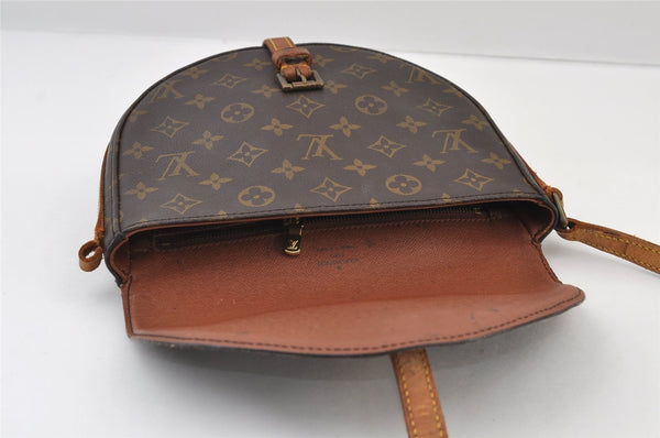 Authentic Louis Vuitton Monogram Chantilly MM Shoulder Bag M51233 Junk 9865I