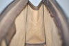 Authentic GUCCI Web Sherry Line Clutch Hand Bag Purse GG PVC Leather Brown 9866I