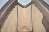 Authentic GUCCI Web Sherry Line Clutch Hand Bag Purse GG PVC Leather Brown 9866I