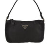 Authentic PRADA Vintage Nylon Tessuto Hand Bag Pouch Purse Black 9867I