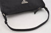 Authentic PRADA Vintage Nylon Tessuto Hand Bag Pouch Purse Black 9867I
