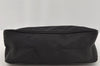 Authentic PRADA Vintage Nylon Tessuto Hand Bag Pouch Purse Black 9867I