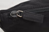 Authentic PRADA Vintage Nylon Tessuto Hand Bag Pouch Purse Black 9867I