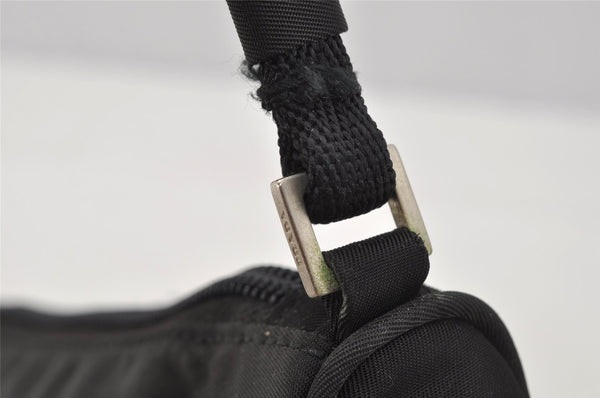 Authentic PRADA Vintage Nylon Tessuto Hand Bag Pouch Purse Black 9867I