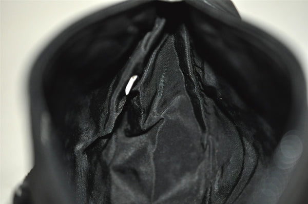 Authentic PRADA Vintage Nylon Tessuto Hand Bag Pouch Purse Black 9867I