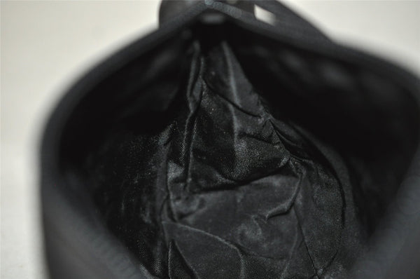 Authentic PRADA Vintage Nylon Tessuto Hand Bag Pouch Purse Black 9867I
