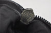 Authentic PRADA Vintage Nylon Tessuto Hand Bag Pouch Purse Black 9867I