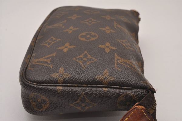 Authentic Louis Vuitton Monogram Pochette Accessoires Pouch M51980 LV Junk 9869I