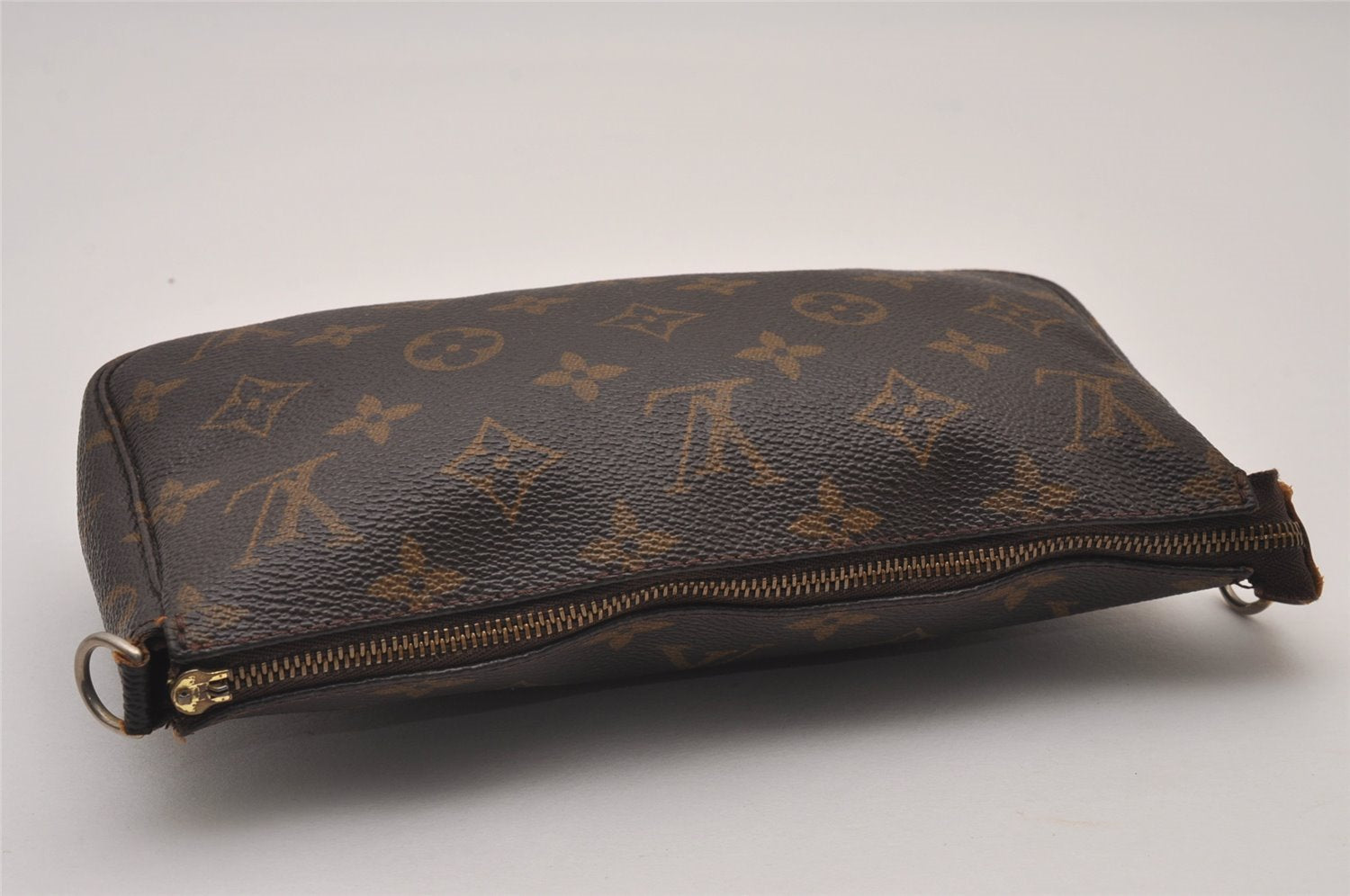 Authentic Louis Vuitton Monogram Pochette Accessoires Pouch M51980 LV Junk 9869I