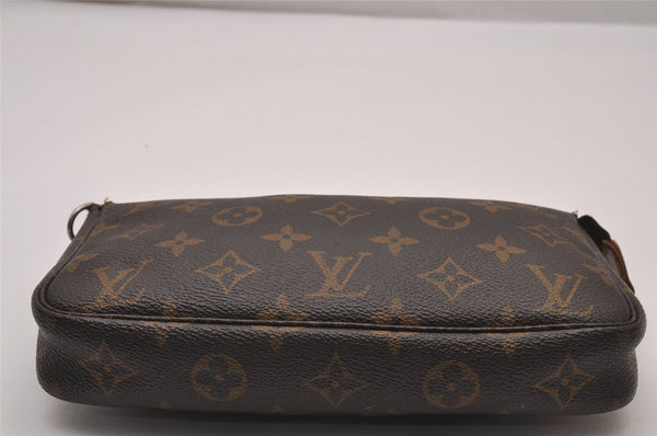 Authentic Louis Vuitton Monogram Pochette Accessoires Pouch M51980 LV Junk 9869I