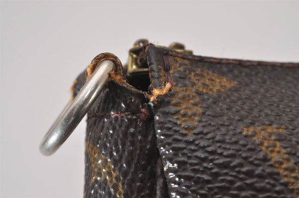Authentic Louis Vuitton Monogram Pochette Accessoires Pouch M51980 LV Junk 9869I