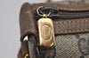 Auth GUCCI Web Sherry Line Shoulder Cross Bag GG PVC Leather Brown Junk 9869J