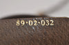 Auth GUCCI Web Sherry Line Shoulder Cross Bag GG PVC Leather Brown Junk 9869J