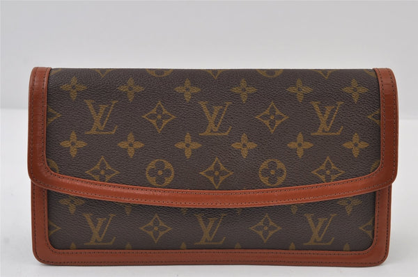 Auth Louis Vuitton Monogram Pochette Dame PM Clutch Hand Bag Old Model LV 9870I