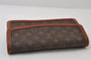 Auth Louis Vuitton Monogram Pochette Dame PM Clutch Hand Bag Old Model LV 9870I