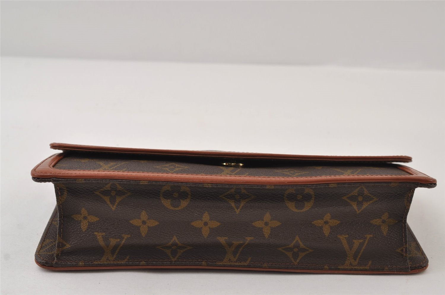 Auth Louis Vuitton Monogram Pochette Dame PM Clutch Hand Bag Old Model LV 9870I