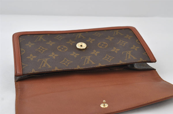 Auth Louis Vuitton Monogram Pochette Dame PM Clutch Hand Bag Old Model LV 9870I