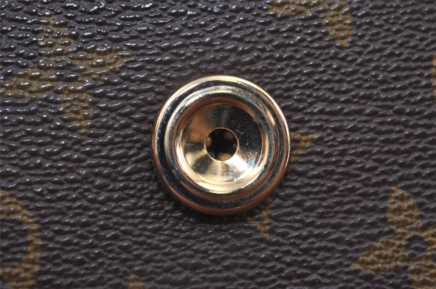 Auth Louis Vuitton Monogram Pochette Dame PM Clutch Hand Bag Old Model LV 9870I