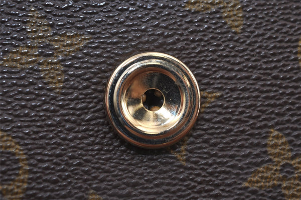 Auth Louis Vuitton Monogram Pochette Dame PM Clutch Hand Bag Old Model LV 9870I