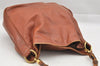 Authentic GUCCI Bamboo 2Way Shoulder Hand Bag Leather Brown Junk 9871I