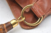 Authentic GUCCI Bamboo 2Way Shoulder Hand Bag Leather Brown Junk 9871I