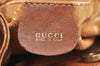 Authentic GUCCI Bamboo 2Way Shoulder Hand Bag Leather Brown Junk 9871I