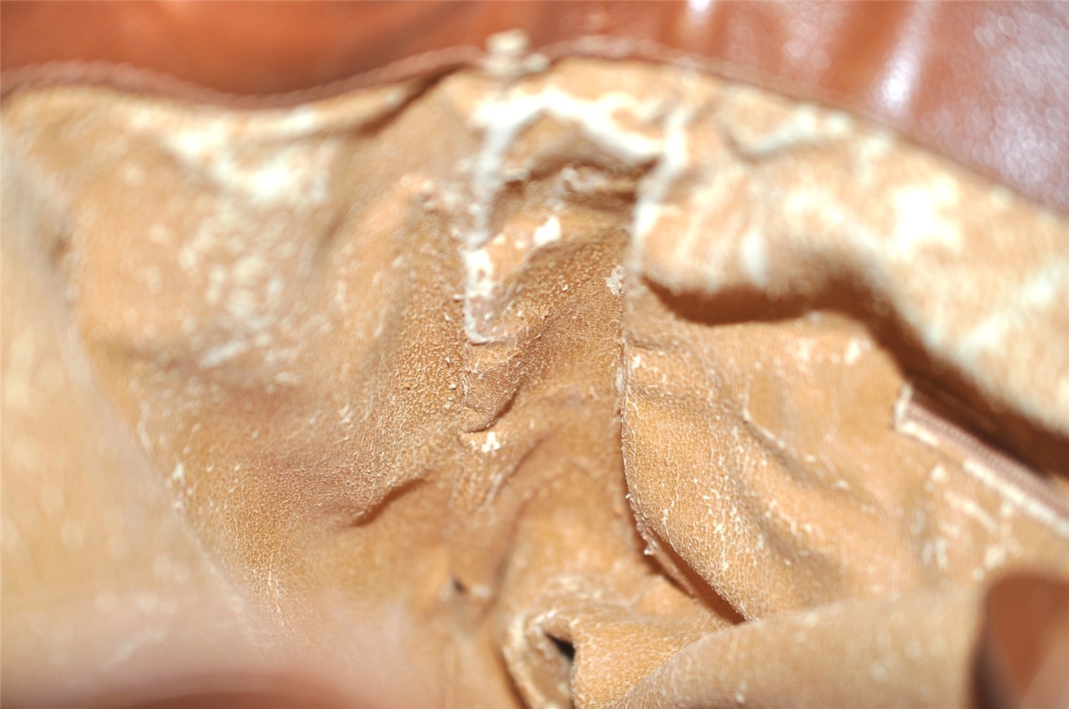 Authentic GUCCI Bamboo 2Way Shoulder Hand Bag Leather Brown Junk 9871I