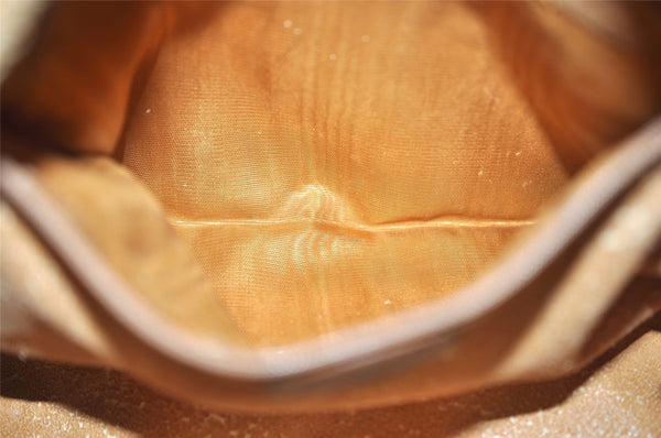 Authentic GUCCI Bamboo 2Way Shoulder Hand Bag Leather Brown Junk 9871I