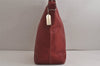 Authentic OLD COACH Vintage Shoulder Cross Body Bag Leather 9151 Red 9871J